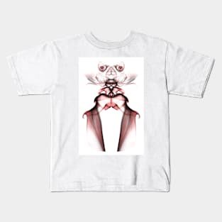 Unique and organic Smoke Art Abstract design ET needs a butler vest too! Kids T-Shirt